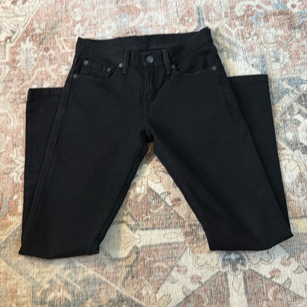 NWT Levi's 511 Denim Jean Black Size 26x30